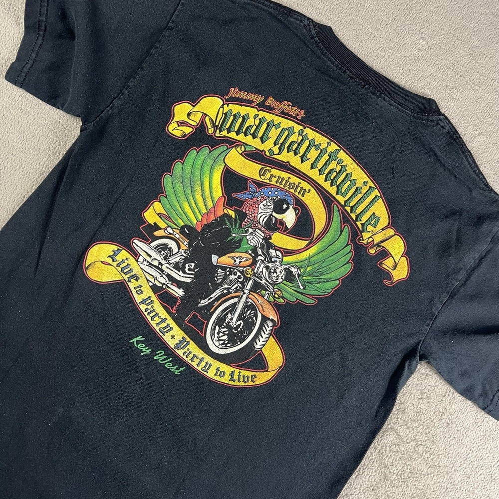 Vintage Jimmy Buffett Shirt Mens Small Parrot Margaritaville Live To Party Key W